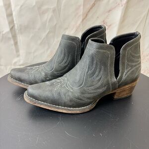 Roper Western Boots Womens Ava Pull On Black